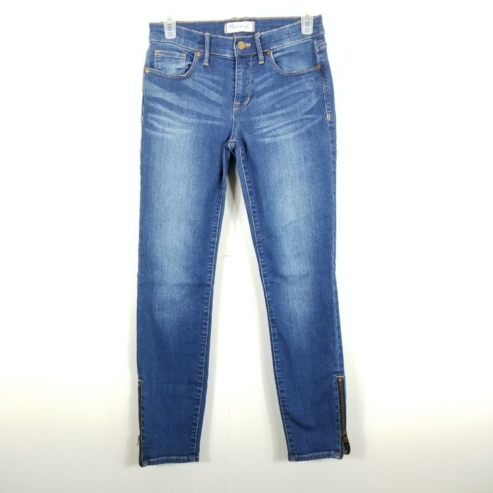 Madewell Women Zip Hem Cropped Jeans